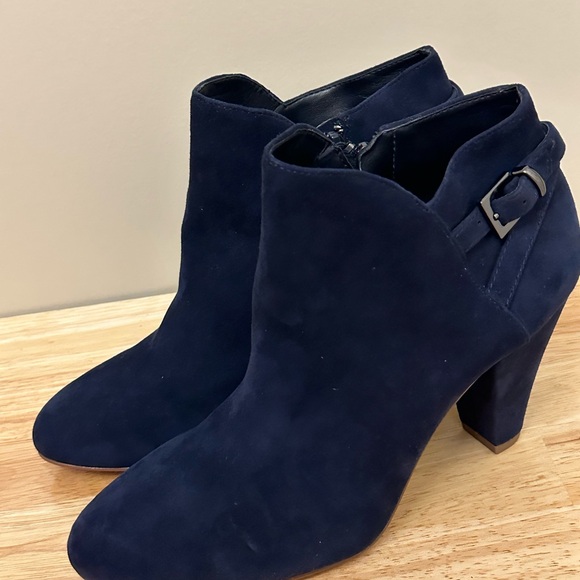 Gianni Bini Dark Blue Ankle Booties - Picture 5 of 8